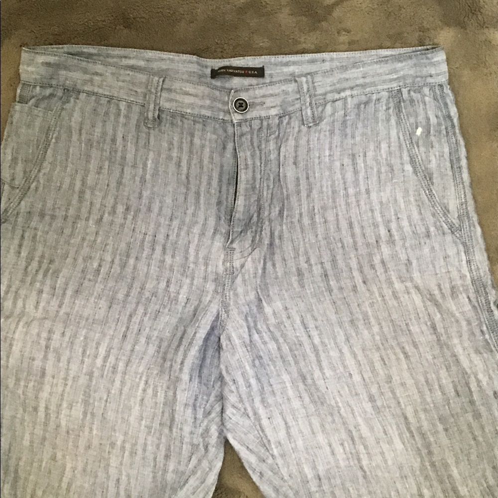 John Varvatos striped shorts